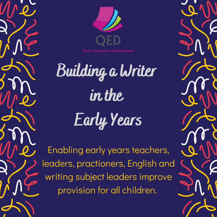 Building a Writer in the Early Years (online course)
