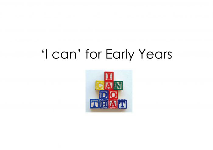 I Can for Early Years - Benchmarking for Schools (downloadable PDF)