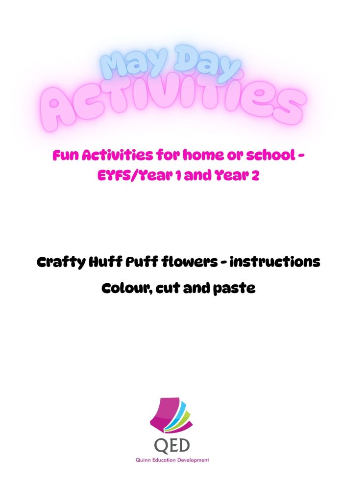 Front page of the Free May Day Activities document